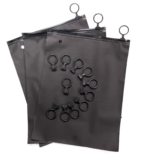 1006 Custom Printed Ziplock Matte Frosted Clothing Bags